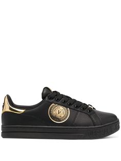 Versace Jeans Couture кроссовки с нашивкой-логотипом