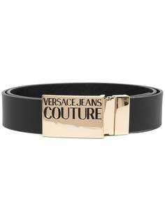 Versace Jeans Couture ремень с тисненым логотипом на пряжке