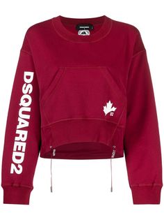 Dsquared2 толстовка D2 Leaf Active с круглым вырезом