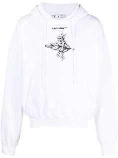 Off-White худи с принтом