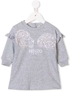 Kenzo Kids logo ruffle sweatshirt