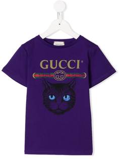 Gucci Kids футболка с принтом