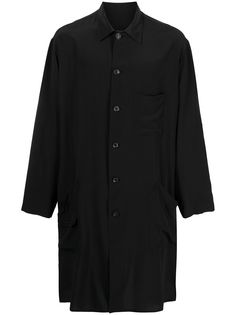 Yohji Yamamoto удлиненная рубашка