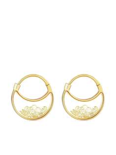 Moritz Glik серьги The Purses из желтого золота с бриллиантами