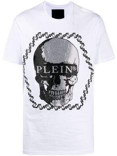 Philipp Plein футболка с круглым вырезом и кристаллами