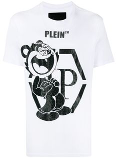 Philipp Plein футболка с кристаллами