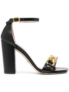 Stuart Weitzman босоножки Amelina с цепочным декором