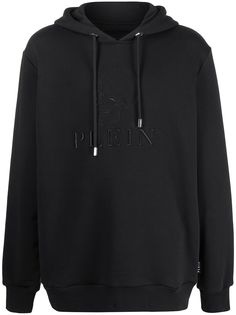 Philipp Plein худи с вышитым логотипом Skull
