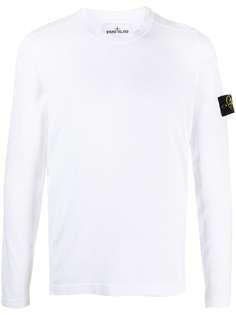 Stone Island толстовка с нашивкой-логотипом