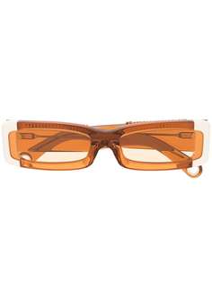 Jacquemus солнцезащитные очки Les lunettes 97 в квадратной оправе