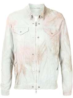 Giorgio Brato куртка-рубашка с эффектом потертости