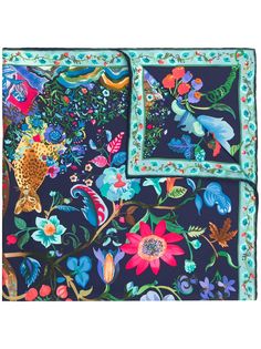 Salvatore Ferragamo Tree of Life print scarf