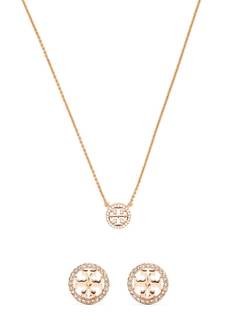 Tory Burch комплект Miller из пары серег-гвоздиков и колье