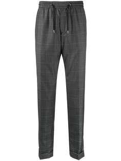 Paul Smith клетчатые брюки с кулиской