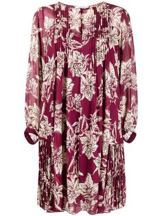 Dorothee Schumacher плиссированное платье с цветочным принтом