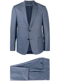 Z Zegna клетчатый костюм-двойка
