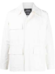 Stella McCartney куртка-рубашка с карманами и логотипом