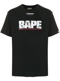 A BATHING APE® футболка с короткими рукавами и логотипом