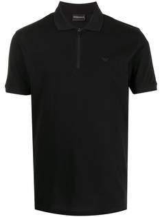 Emporio Armani рубашка поло на молнии