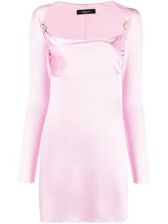 Versace платье мини с драпировкой