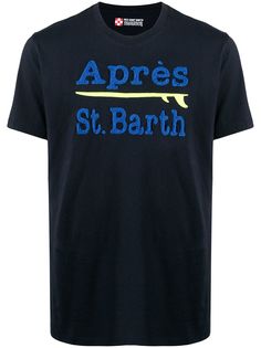 Mc2 Saint Barth футболка с принтом Après St. Barth
