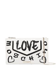 Love Moschino клатч из искусственной кожи с принтом граффити