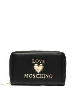 Love Moschino кошелек с круговой молнией и логотипом