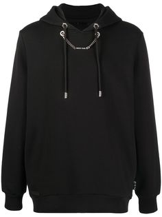 Philipp Plein толстовка с капюшоном и цепочкой