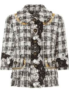 Dolce & Gabbana твидовый жакет