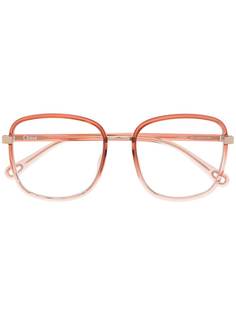 Chloé Eyewear очки в массивной оправе