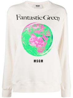 MSGM толстовка Fantastic Green