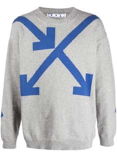 Off-White Twisted Arrows knitted jumper