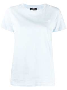 A.P.C. футболка с логотипом