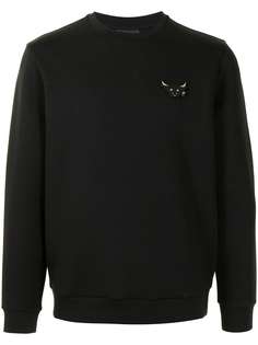 Emporio Armani толстовка с нашивкой Bull
