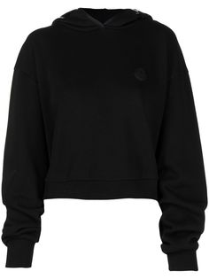 Moncler укороченное худи с логотипом