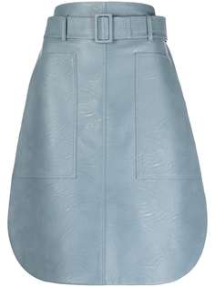 Stella McCartney юбка из искусственной кожи с поясом