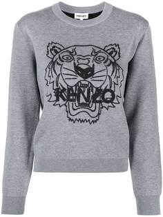 Kenzo толстовка с вышивкой Tiger