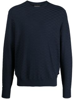 Emporio Armani джемпер с геометричным узором
