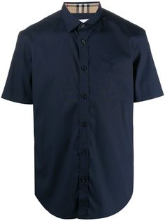 Burberry рубашка с монограммой TB