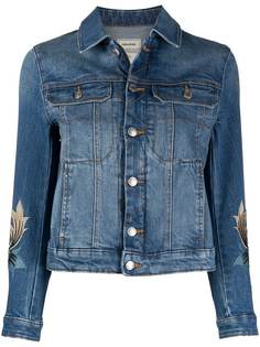 Zadig&Voltaire джинсовая куртка Kioka с вышивкой