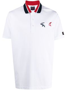 Paul & Shark рубашка поло с вышитым логотипом