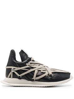 Rick Owens кроссовки с многослойной шнуровкой