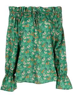 LAutre Chose блузка с открытыми плечами и цветочным принтом