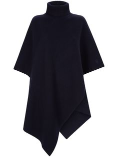 Chloé roll neck cashmere poncho