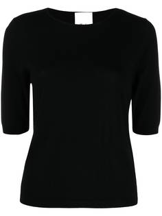 Allude shortsleeved wool top
