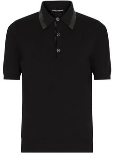 Dolce & Gabbana рубашка поло с короткими рукавами и логотипом