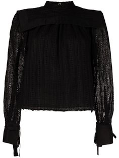 Isabel Marant блузка с английской вышивкой