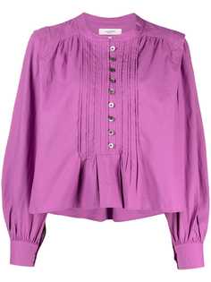 Isabel Marant Étoile pleated-bib cotton blouse