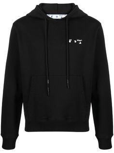 Off-White logo-print hoodie