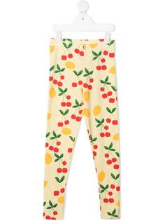 Mini Rodini lemon and cherry-print leggings